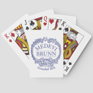 Medevi Brunn Logotyp Spelkort