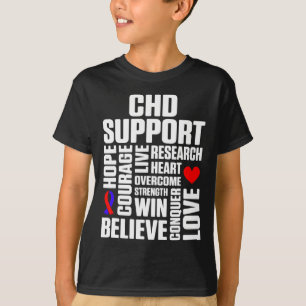 Medfödd hjärtsjukdom Defekt överlevande stöd C T Shirt