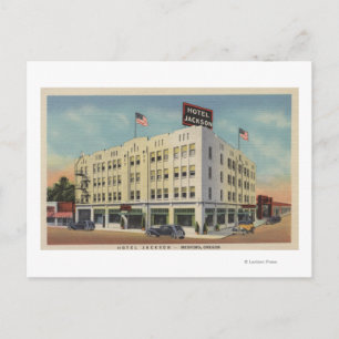 Medford, Oregon - Hotel Jackson View med Old Vykort