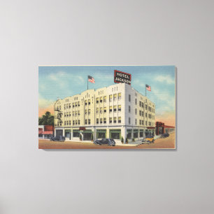 Medford Oregon - hotellet Jackson beskådar med Canvastryck