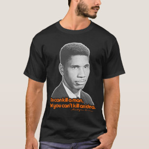 Medgar Evers Civil Högers Icon Tribute T Shirt