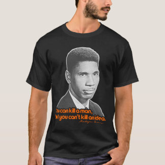 Medgar Evers Civil Högers Icon Tribute T Shirt