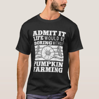 Medge att det skulle vara att bada utan att pumpki t shirt