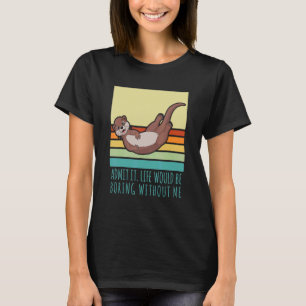 Medge att livet skulle blåsa utan mig Retro Fer T Shirt