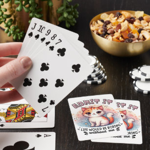 Medge Det Livet Skulle Vara Tråkigt Roligt Kattäls Casinokort