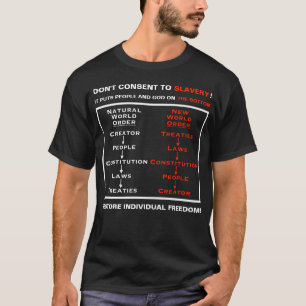 Medge inte (mörk) t shirt
