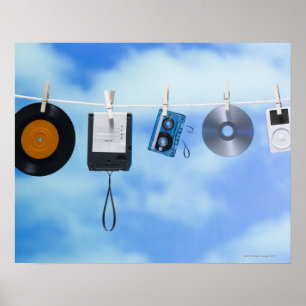 Media Clothesline Poster