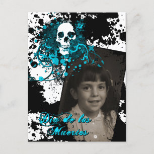 Media de los muertos-minnesmärket firande vykort