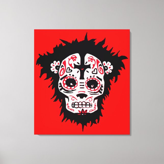 Media de los muertos monkey canvastryck (Framsida)
