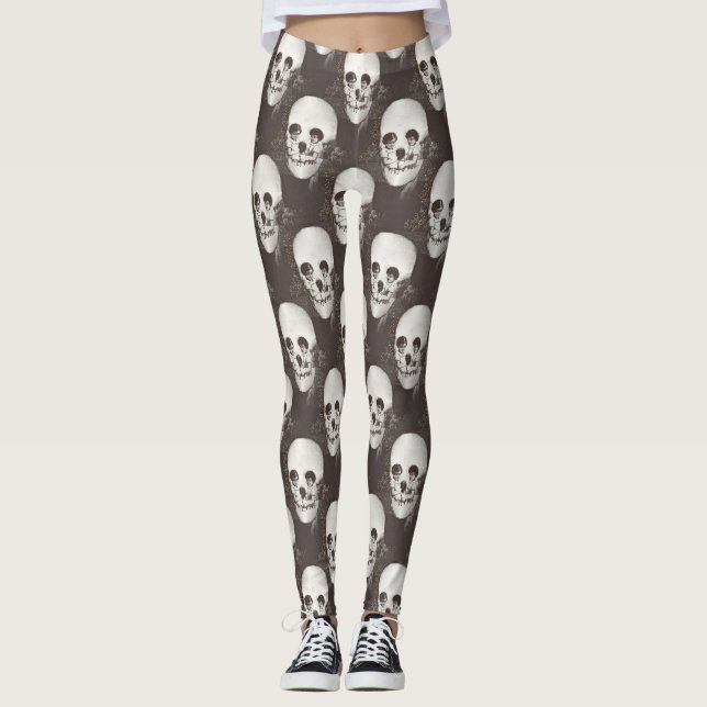 Media de los muertos skalle leggings (Framsida)