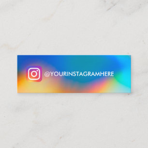 MEDIA FÄRG FLARE SOCIAL MINI VISITKORT