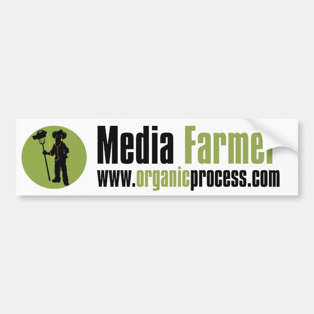 Media Farmer Bildäckslapp Bildekal (Framsidan)
