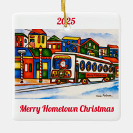 Media, Pennsylvania 2025 Hometown-utsmyckning Julgransprydnad Keramik