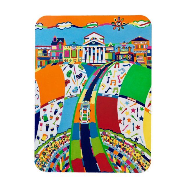 Media, Pennsylvania 3 x 4 Magnet (Vertikal)