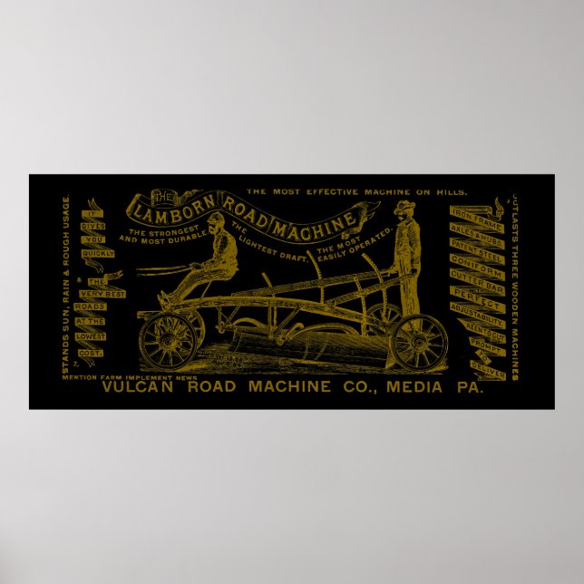 MEDIA PENNSYLVANIA MED VERKSAMHET INGENJÖR 1889 MA POSTER (Framsidan)