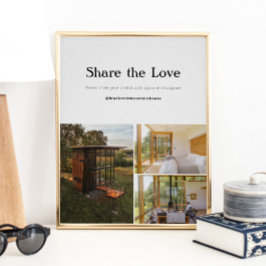 Media-signatur för förhyrning av hemmet Social Poster