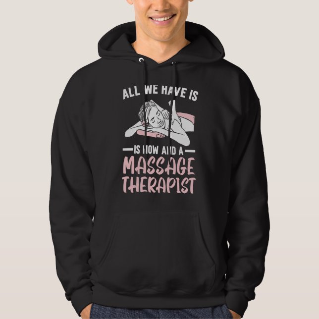 Mediabehandling Muskelterapi Relaxation Spa Lm Hoodie (Framsida)