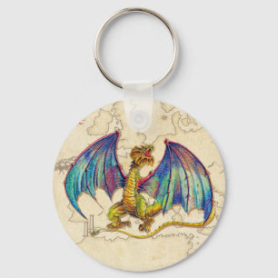 Mediaeval Wyvern Nyckelring