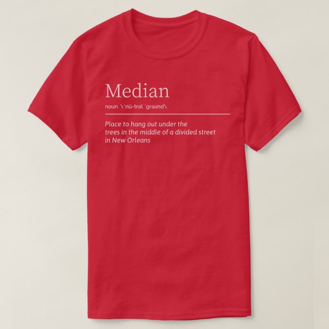 Median TShirt T Shirt (Design framsida)