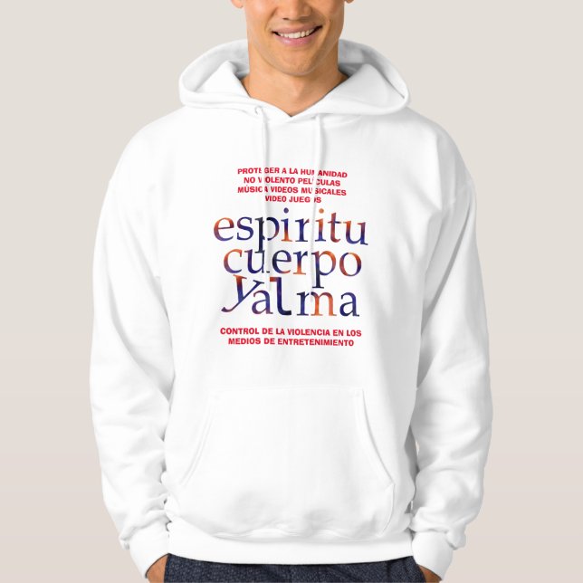 MediaViolenceControl-SpiritBodySoul ESP T-Shirt Ho Hoodie (Framsida)