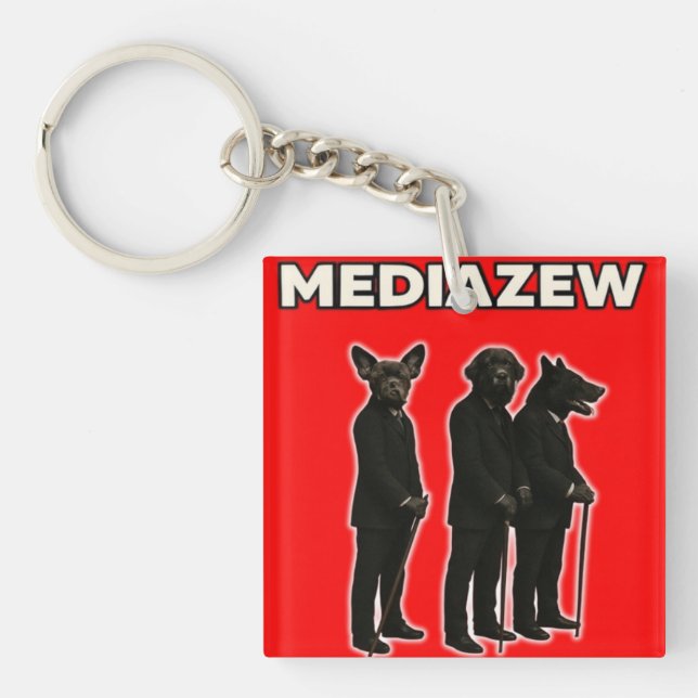 Mediazew Acrylic Keychain (Framsidan)