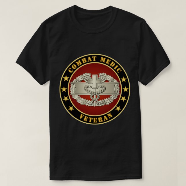 Medic Veteran Army - Kamp mot Medic Veteran _ T Shirt (Design framsida)