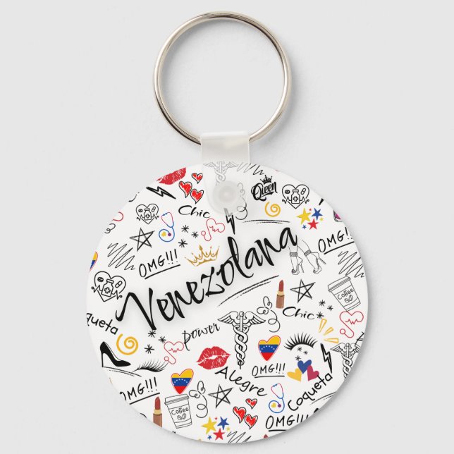 Médica General Venezolana | Orgullo Profesional ve Nyckelring (Framsida)