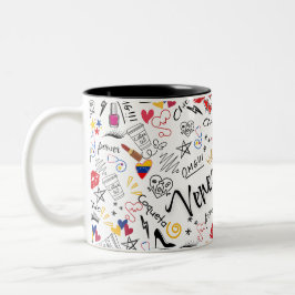 Médica General Venezolana | Orgullo Profesional ve Två-Tonad Mugg