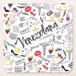 Médica General Venezolana | Orgullo Profesional ve Underlägg Papper Kvadrat