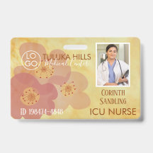 Medica Photo ID Soft Floral Hearts