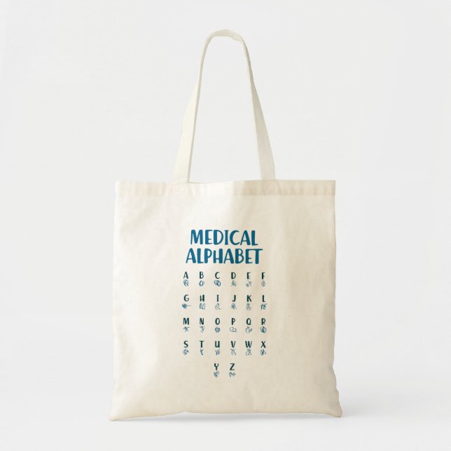 Medical Alphabet Tygkasse (Framsidan)