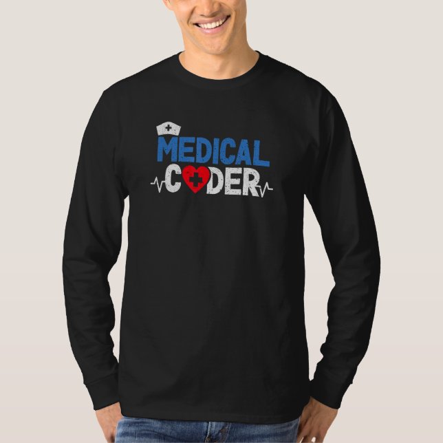 Medical Coder Billing Specialist Clinical Coding O T Shirt (Framsida)