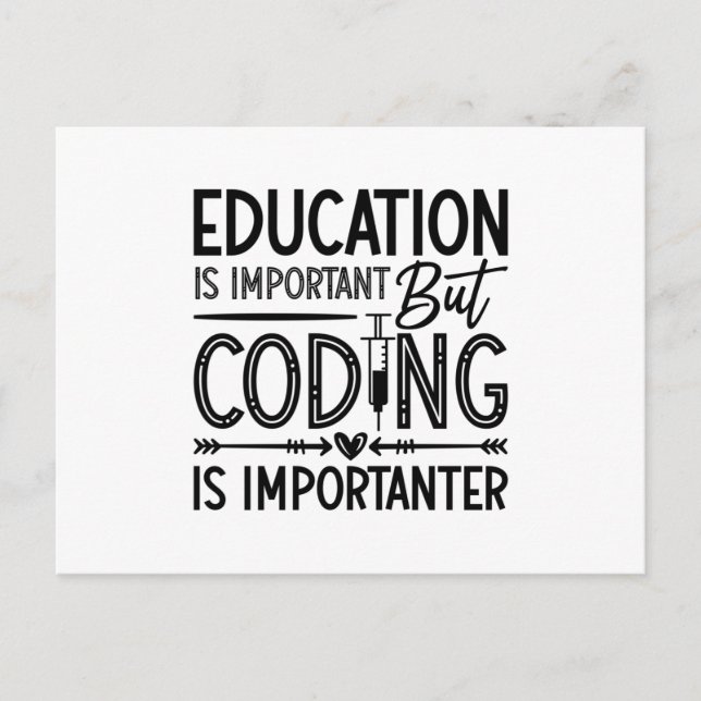 Medical Coder Education Is Important Coding ICD Vykort (Framsida)