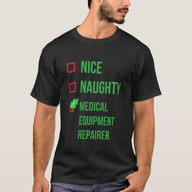 Medical Equipment Repairer Funny Pajama Christmas T Shirt (Framsida)
