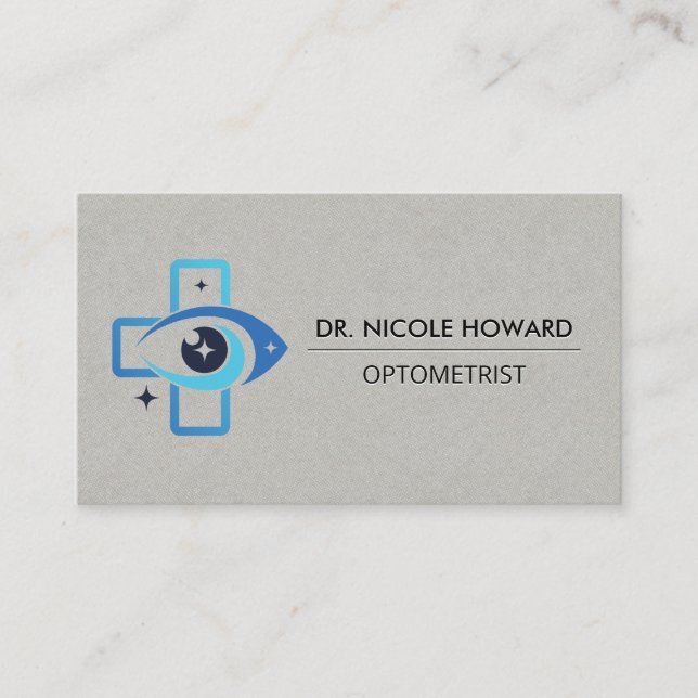 Medical Eye Logo | Physician | Health Visitkort (Framsida)