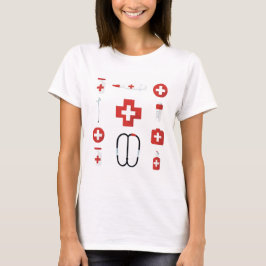Medical Icons Nurse T-Shirt