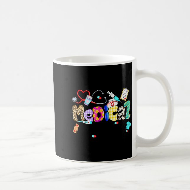 Medical Istant Stethoscope Leopard Medical Istant  Kaffemugg (Höger)