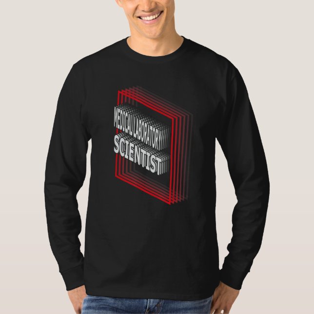 Medical Laboratory Scientist Job Title Appreciatio T Shirt (Framsida)