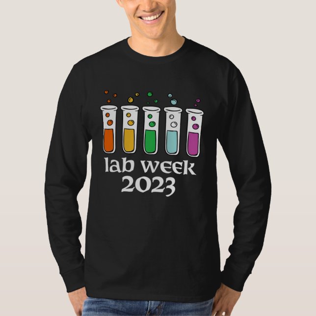 Medical Laboratory Technician Lab Week 2023 Techno T Shirt (Framsida)