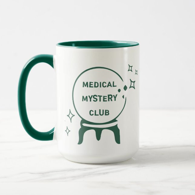 "Medical Mystery" Chronic Illness Humor Quote Mugg (Vänster)