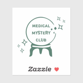 "Medical Mystery Club" Funny Spoonie Awareness  Klistermärken