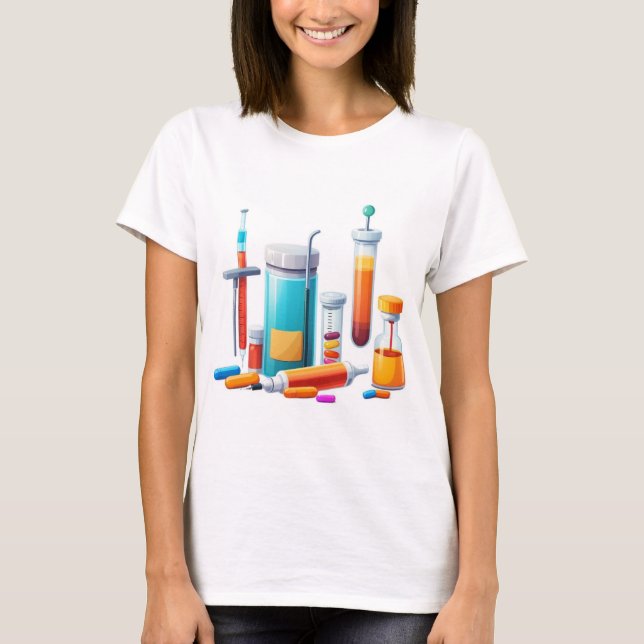 Medical Tools Cartoon Tee (Framsida)
