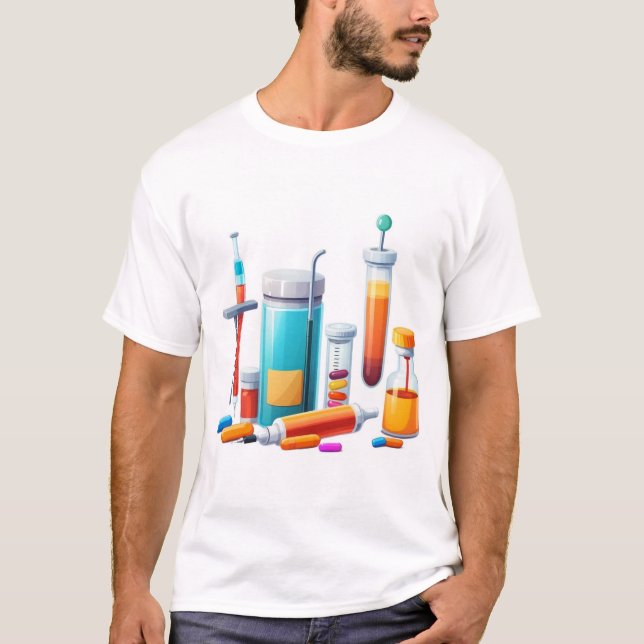 Medical Tools Cartoon Tee (Framsida)