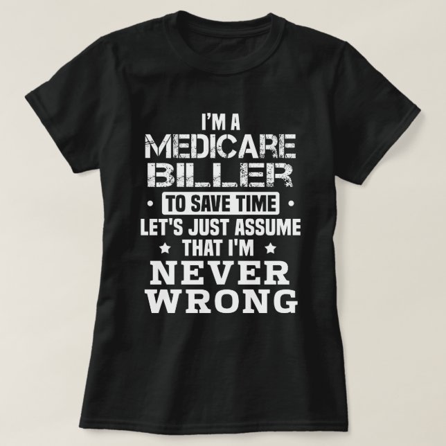 Medicare Biller T Shirt (Design framsida)