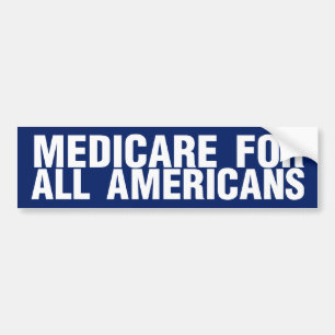 Medicare för alla amerikaner bildekal