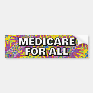 MEDICARE FÖR ALLA ( Du kan byta ord ) Bildekal