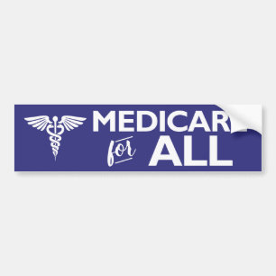 "Medicare för alla" hälso- och sjukvårdshjälpmedel Bildekal