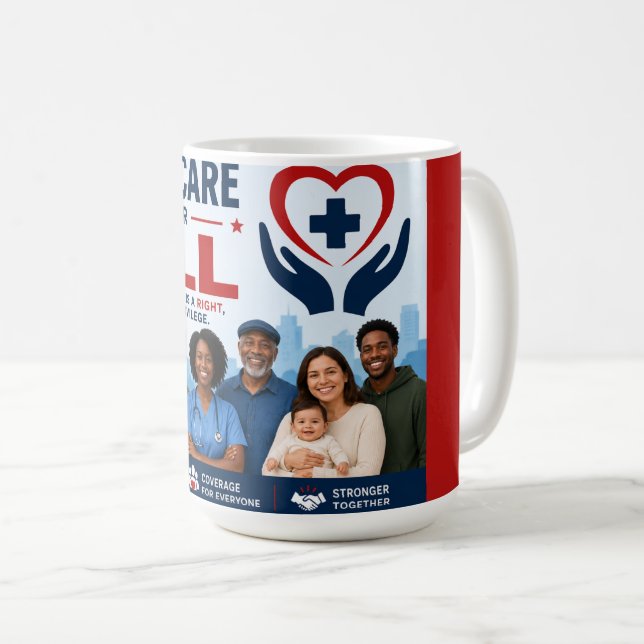 Medicare för alla kaffemugg (Framsida höger)