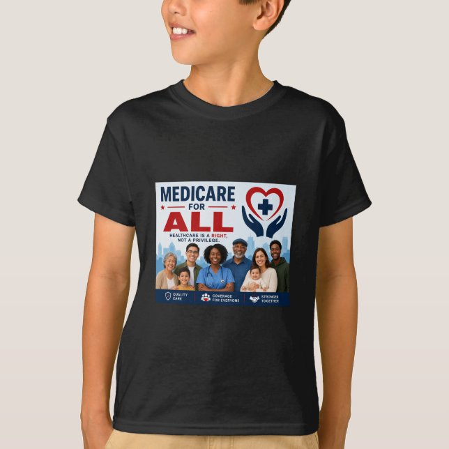 Medicare för alla t shirt (Framsida)
