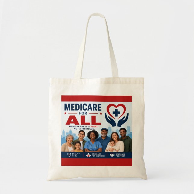 Medicare för alla tygkasse (Framsidan)